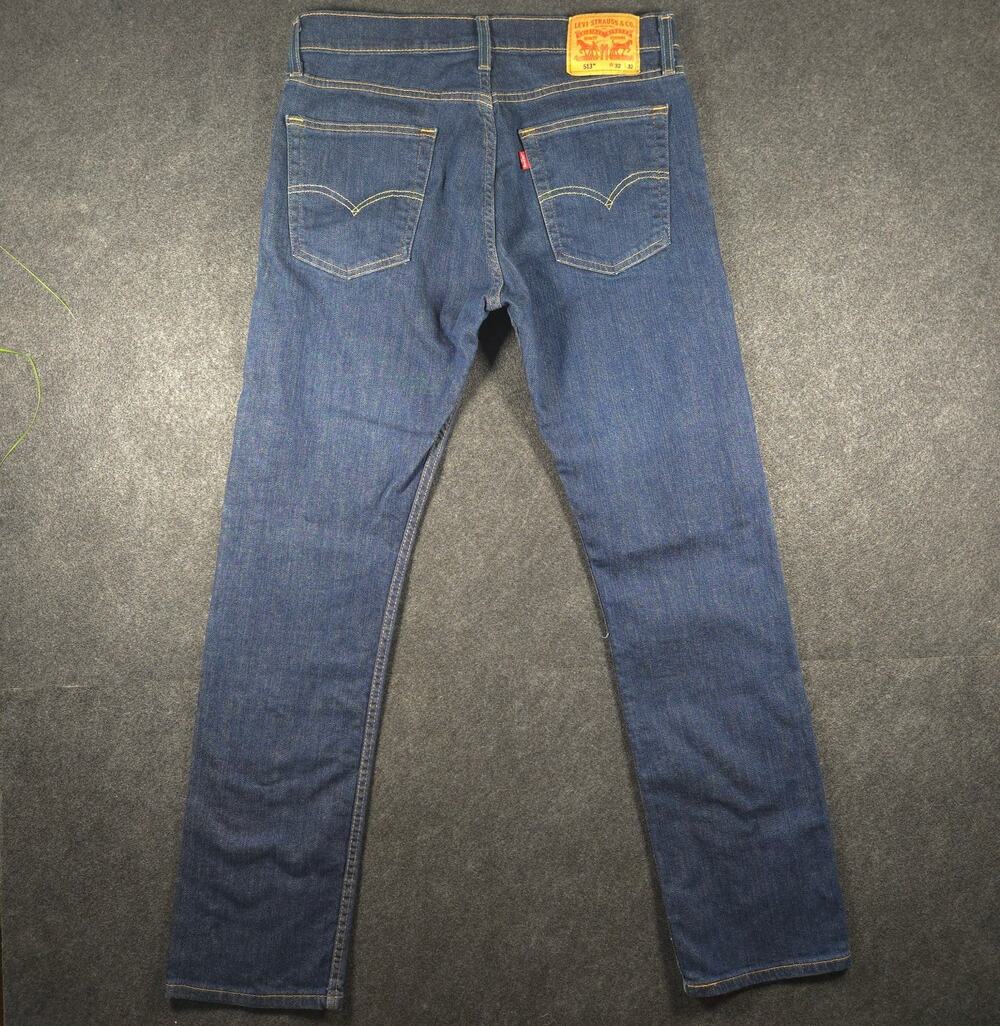 NWOT Levi's 513 Masc Jeans Size 32x32 Dark Wash Straight Leg Cowboy